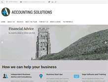 Tablet Screenshot of accounting-solution.co.uk